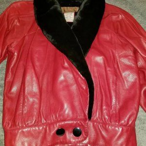 Vintage Yves Saint Laurent Jacket in Red